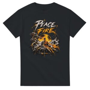 Camiseta Fitwell Peace in the mind and fire in the soul